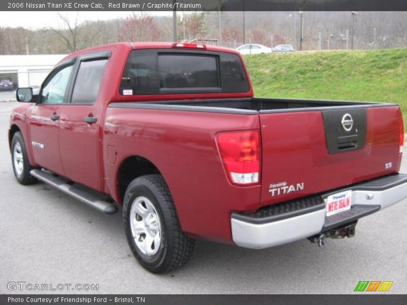 Red Brawn / Graphite/Titanium 2006 Nissan Titan XE Crew Cab