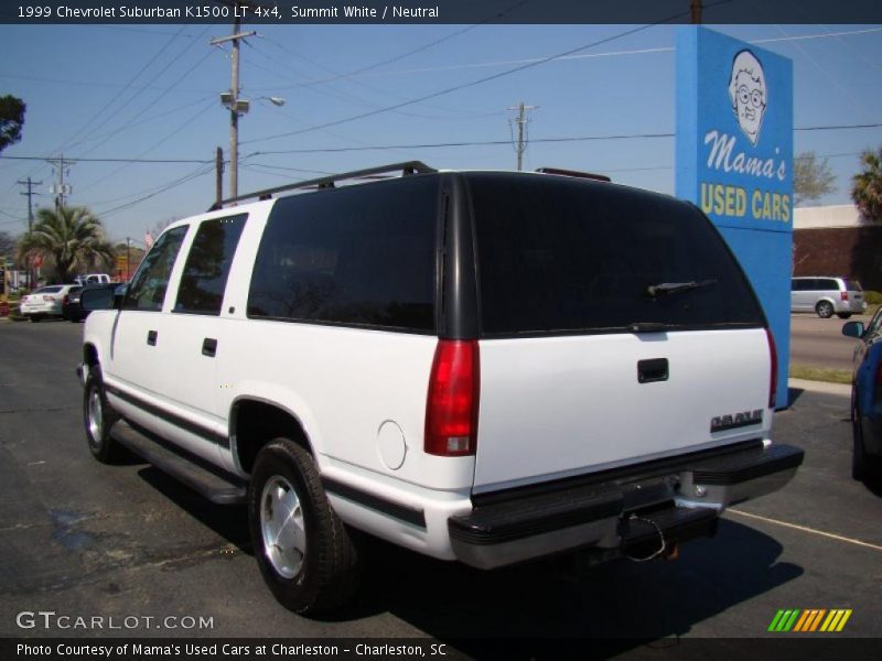 Summit White / Neutral 1999 Chevrolet Suburban K1500 LT 4x4