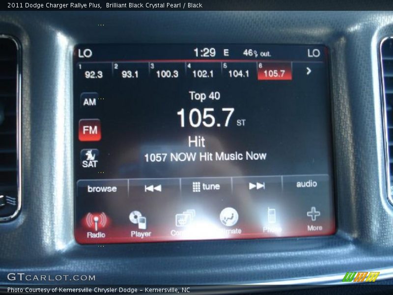 Brilliant Black Crystal Pearl / Black 2011 Dodge Charger Rallye Plus