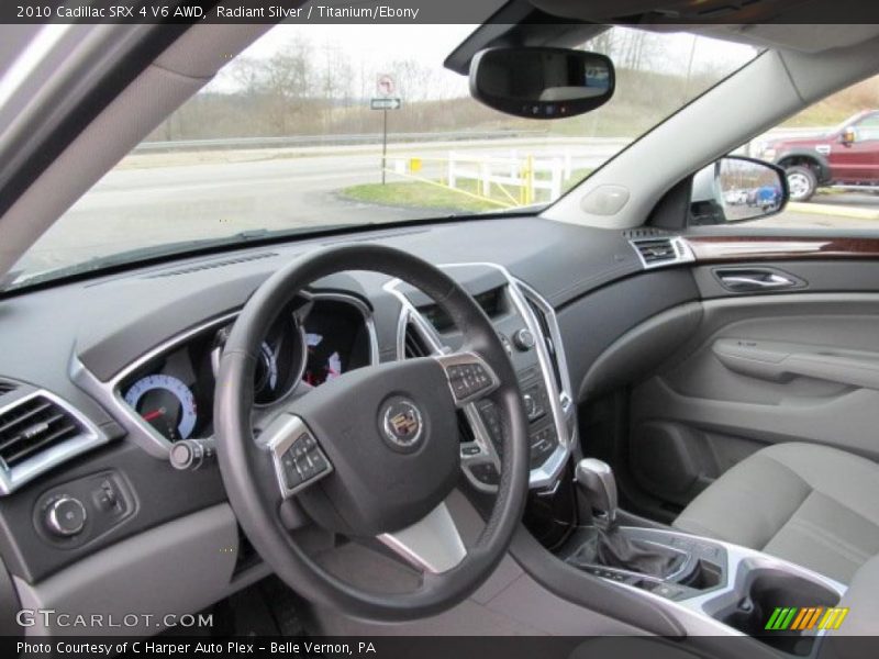 Radiant Silver / Titanium/Ebony 2010 Cadillac SRX 4 V6 AWD