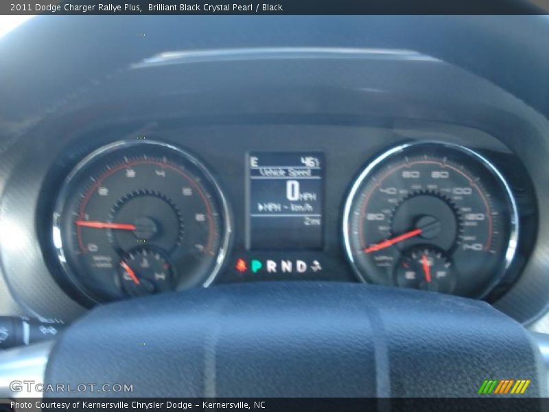 Brilliant Black Crystal Pearl / Black 2011 Dodge Charger Rallye Plus