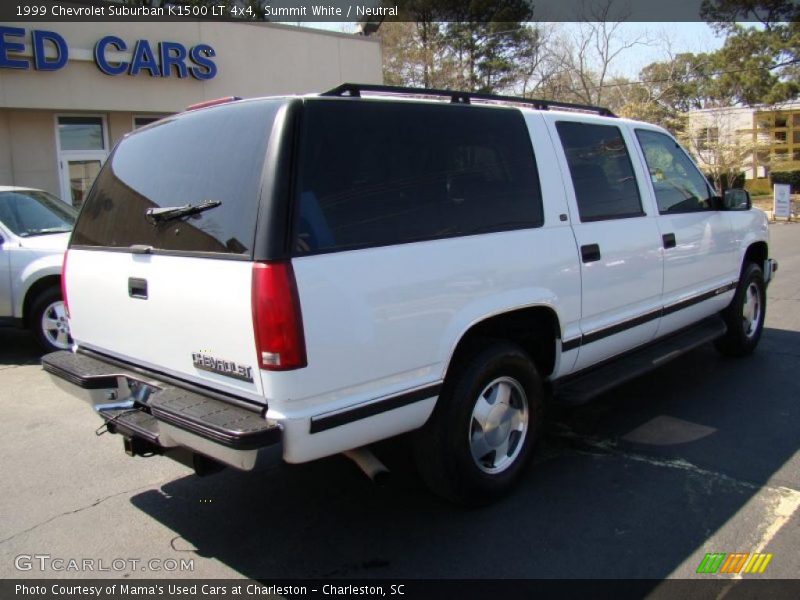 Summit White / Neutral 1999 Chevrolet Suburban K1500 LT 4x4