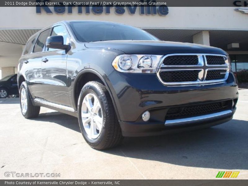 Dark Charcoal Pearl / Dark Graystone/Medium Graystone 2011 Dodge Durango Express