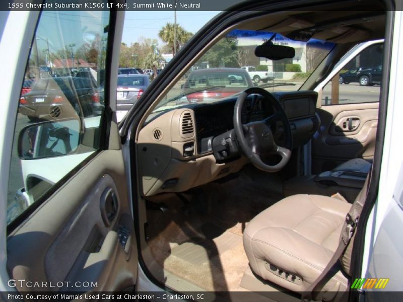 Summit White / Neutral 1999 Chevrolet Suburban K1500 LT 4x4