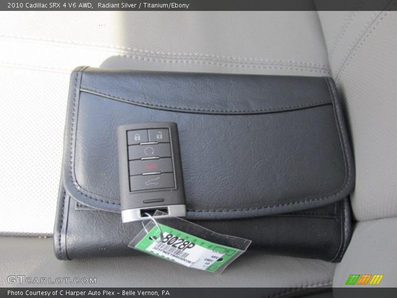Radiant Silver / Titanium/Ebony 2010 Cadillac SRX 4 V6 AWD