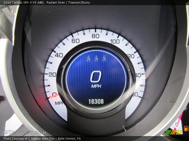 Radiant Silver / Titanium/Ebony 2010 Cadillac SRX 4 V6 AWD