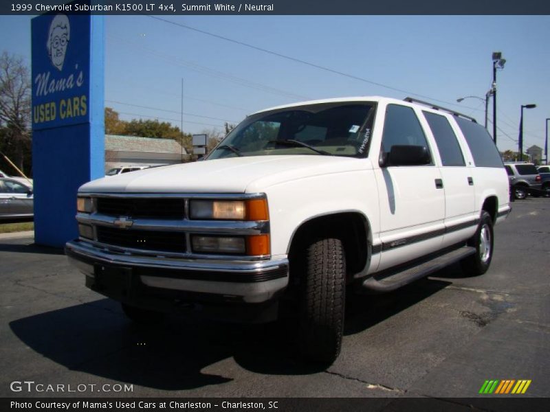 Summit White / Neutral 1999 Chevrolet Suburban K1500 LT 4x4