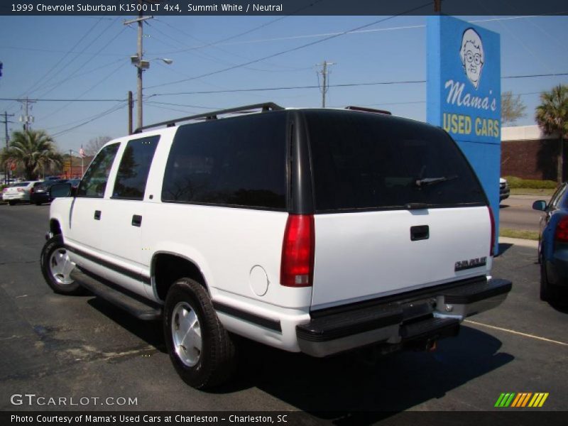Summit White / Neutral 1999 Chevrolet Suburban K1500 LT 4x4