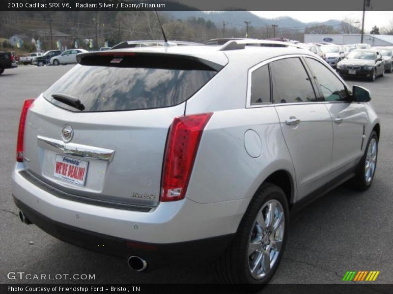 Radiant Silver / Ebony/Titanium 2010 Cadillac SRX V6