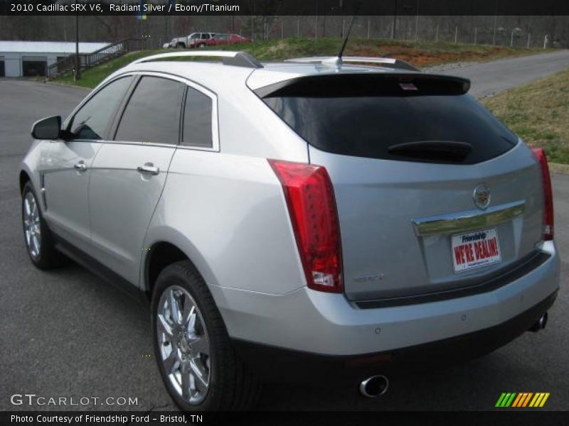 Radiant Silver / Ebony/Titanium 2010 Cadillac SRX V6