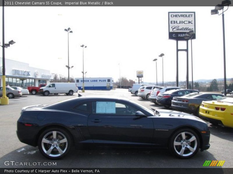 Imperial Blue Metallic / Black 2011 Chevrolet Camaro SS Coupe