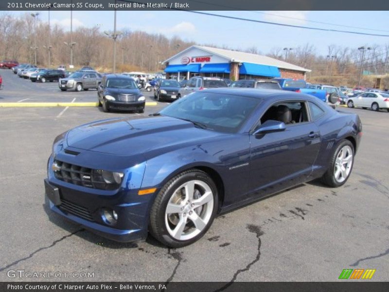 Imperial Blue Metallic / Black 2011 Chevrolet Camaro SS Coupe
