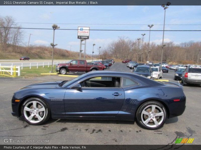 Imperial Blue Metallic / Black 2011 Chevrolet Camaro SS Coupe
