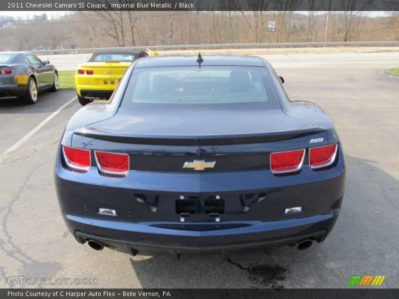 Imperial Blue Metallic / Black 2011 Chevrolet Camaro SS Coupe