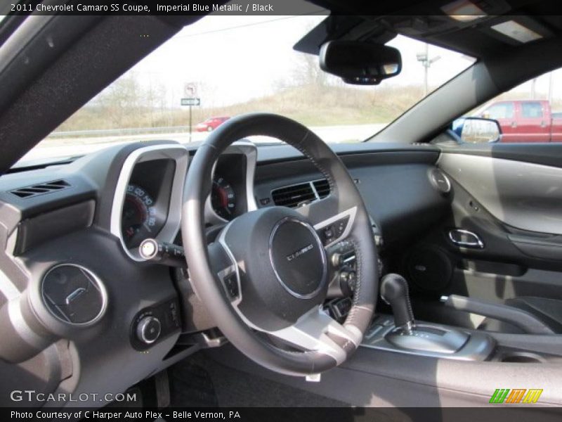 Imperial Blue Metallic / Black 2011 Chevrolet Camaro SS Coupe