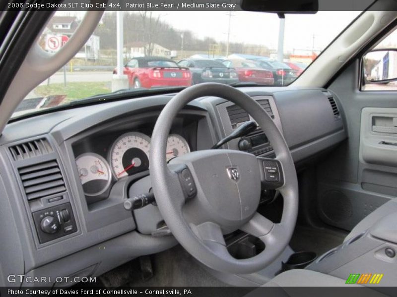 Patriot Blue Pearl / Medium Slate Gray 2006 Dodge Dakota SLT Club Cab 4x4