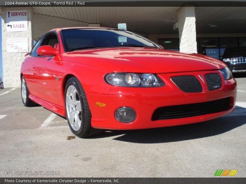 Torrid Red / Red 2004 Pontiac GTO Coupe