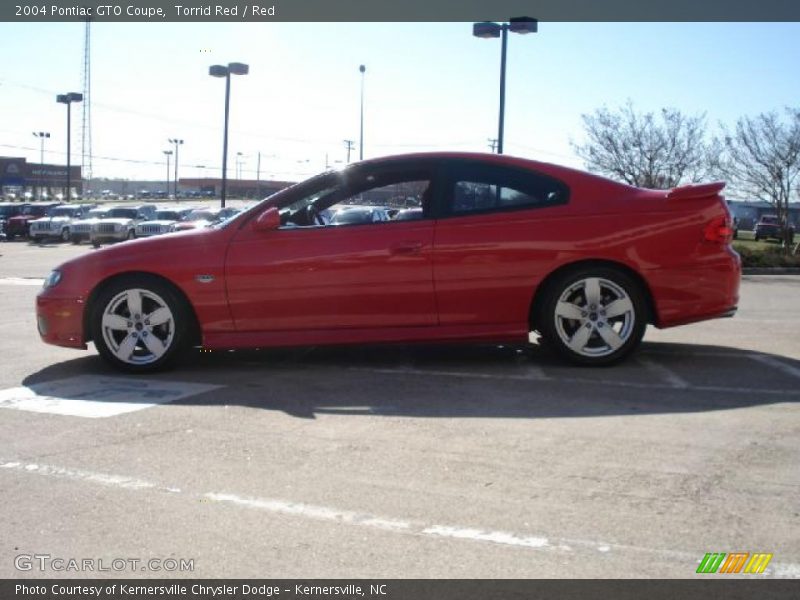 Torrid Red / Red 2004 Pontiac GTO Coupe