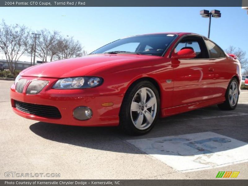 Torrid Red / Red 2004 Pontiac GTO Coupe