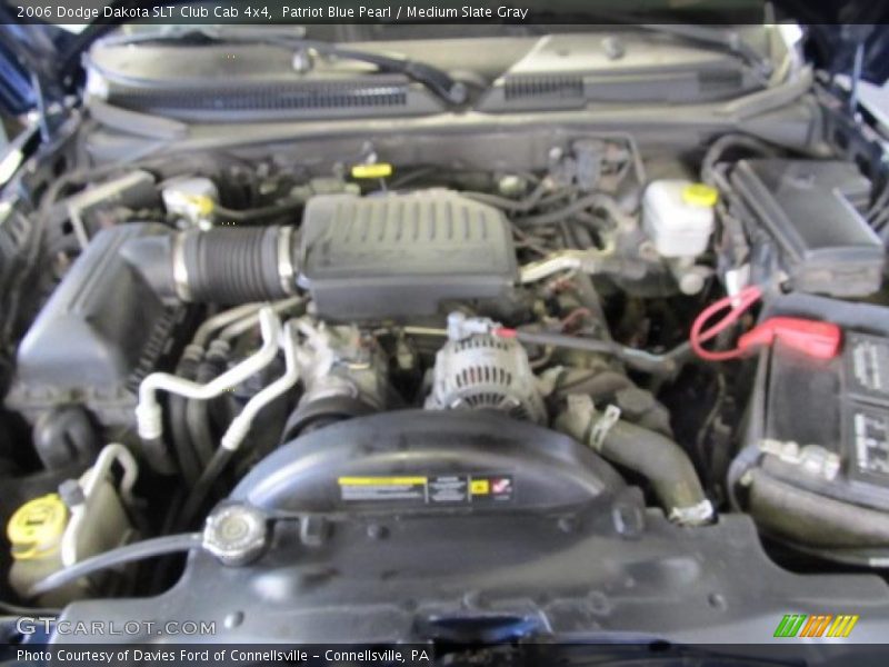 Patriot Blue Pearl / Medium Slate Gray 2006 Dodge Dakota SLT Club Cab 4x4