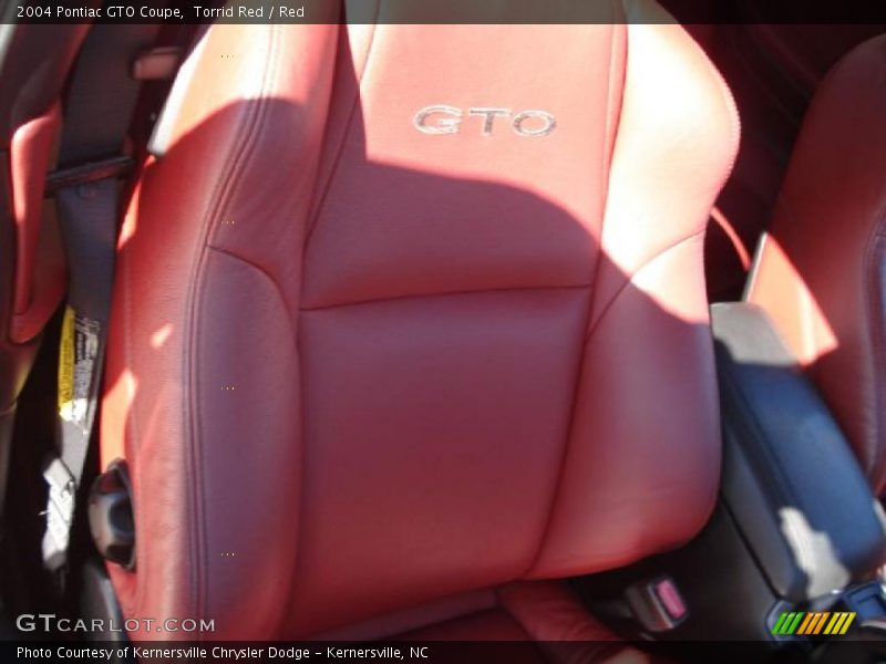 Torrid Red / Red 2004 Pontiac GTO Coupe