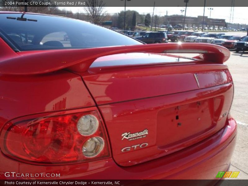 Torrid Red / Red 2004 Pontiac GTO Coupe