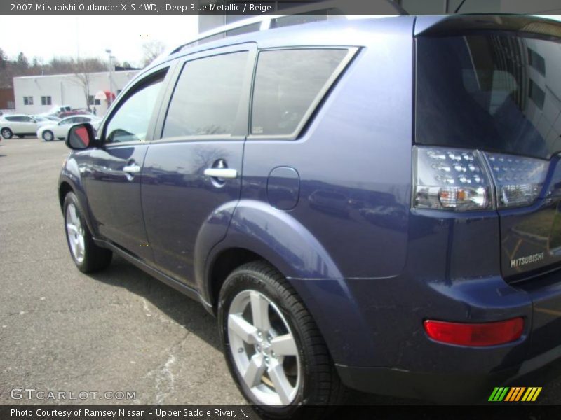 Deep Blue Metallic / Beige 2007 Mitsubishi Outlander XLS 4WD