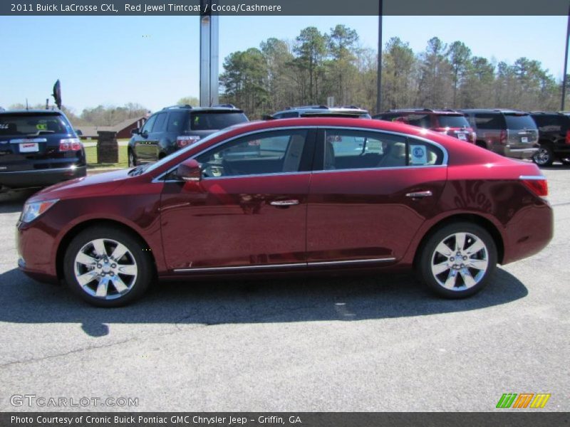 Red Jewel Tintcoat / Cocoa/Cashmere 2011 Buick LaCrosse CXL