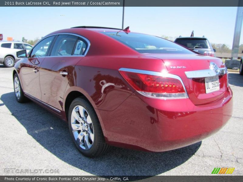 Red Jewel Tintcoat / Cocoa/Cashmere 2011 Buick LaCrosse CXL