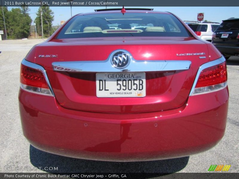 Red Jewel Tintcoat / Cocoa/Cashmere 2011 Buick LaCrosse CXL