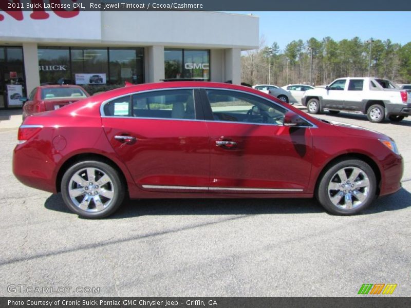 Red Jewel Tintcoat / Cocoa/Cashmere 2011 Buick LaCrosse CXL