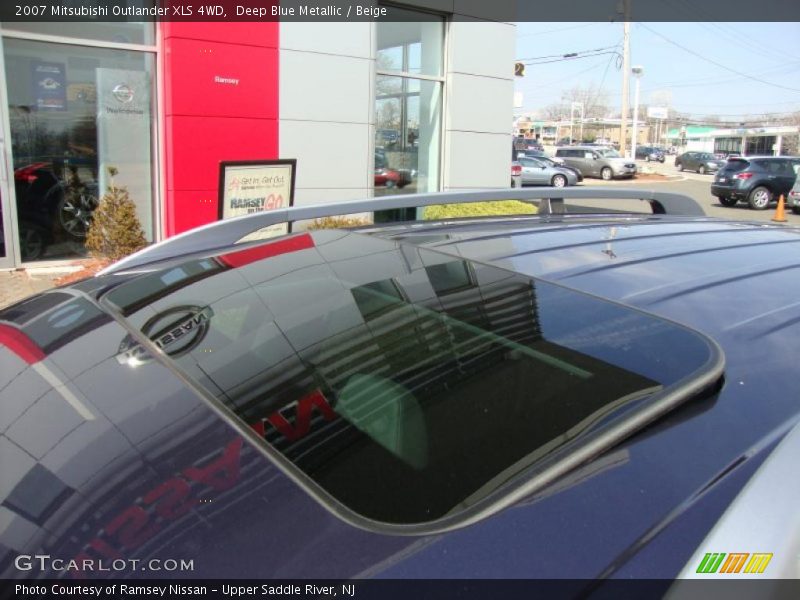 Deep Blue Metallic / Beige 2007 Mitsubishi Outlander XLS 4WD