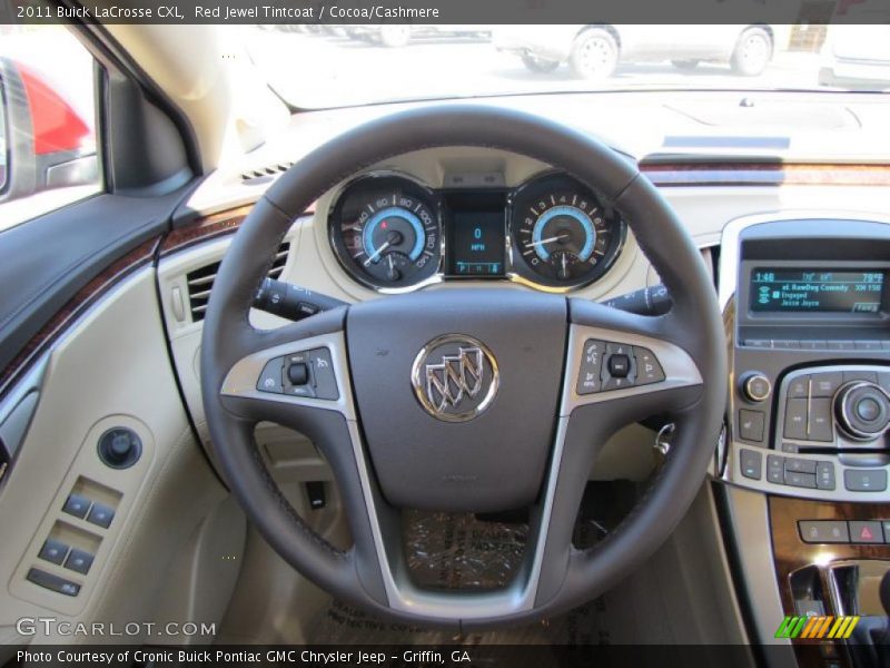 Red Jewel Tintcoat / Cocoa/Cashmere 2011 Buick LaCrosse CXL