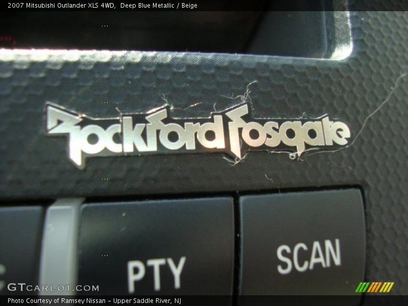 Deep Blue Metallic / Beige 2007 Mitsubishi Outlander XLS 4WD