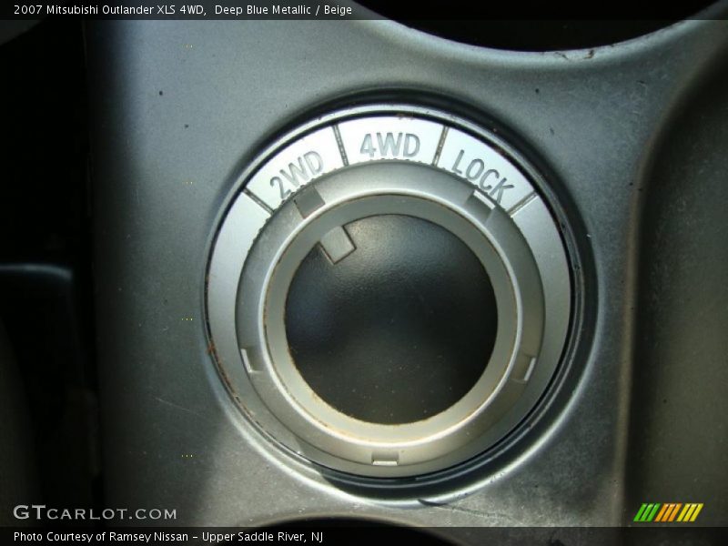 Deep Blue Metallic / Beige 2007 Mitsubishi Outlander XLS 4WD