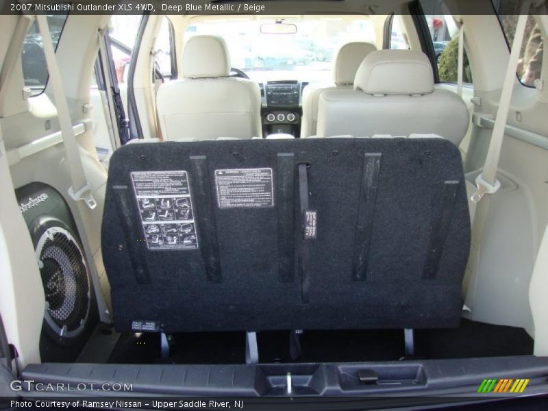 Deep Blue Metallic / Beige 2007 Mitsubishi Outlander XLS 4WD