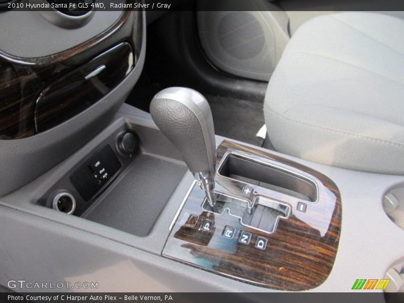 Radiant Silver / Gray 2010 Hyundai Santa Fe GLS 4WD