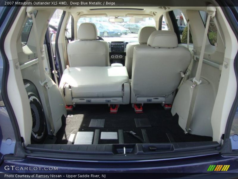 Deep Blue Metallic / Beige 2007 Mitsubishi Outlander XLS 4WD