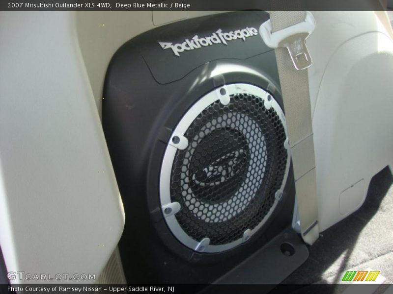 Deep Blue Metallic / Beige 2007 Mitsubishi Outlander XLS 4WD