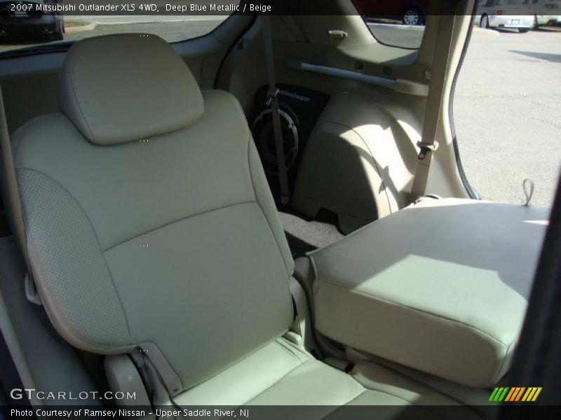 Deep Blue Metallic / Beige 2007 Mitsubishi Outlander XLS 4WD