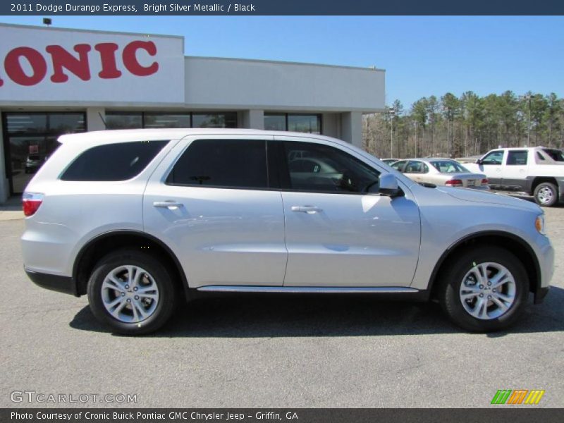 Bright Silver Metallic / Black 2011 Dodge Durango Express