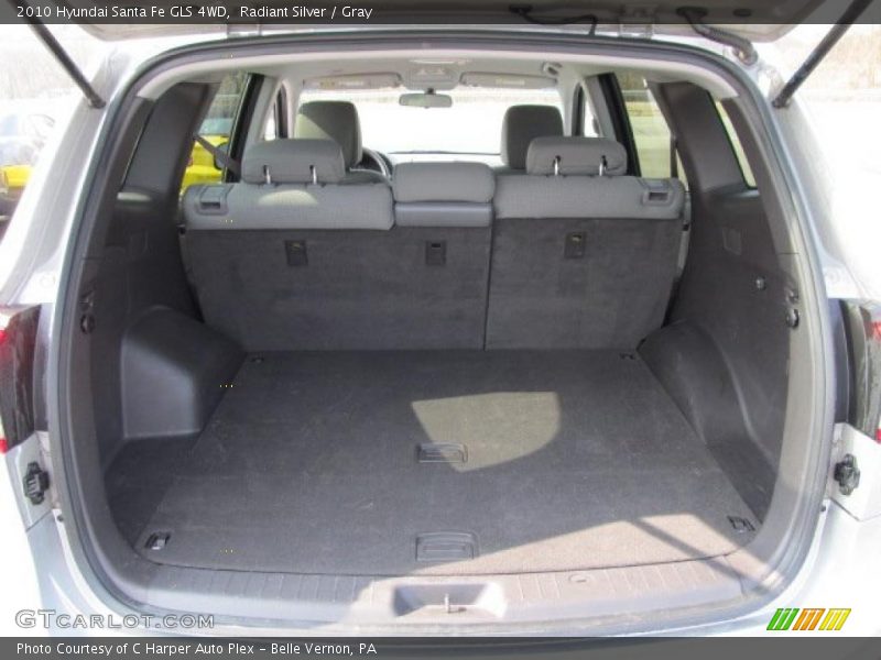 Radiant Silver / Gray 2010 Hyundai Santa Fe GLS 4WD