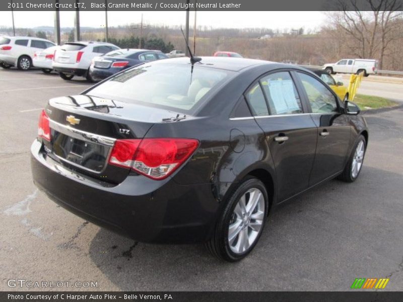 Black Granite Metallic / Cocoa/Light Neutral Leather 2011 Chevrolet Cruze LTZ