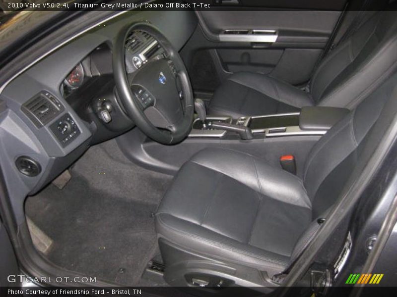  2010 V50 2.4i Dalaro Off Black T-Tec Interior