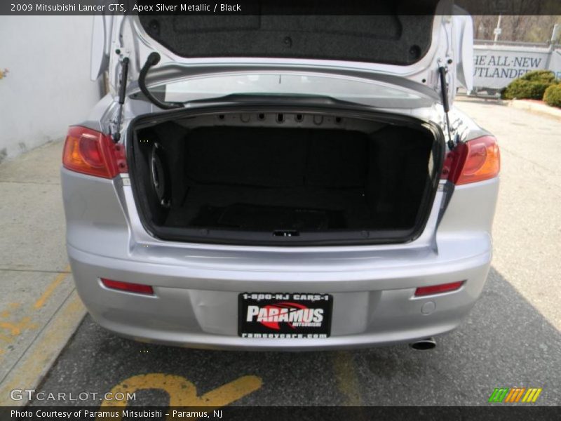 Apex Silver Metallic / Black 2009 Mitsubishi Lancer GTS
