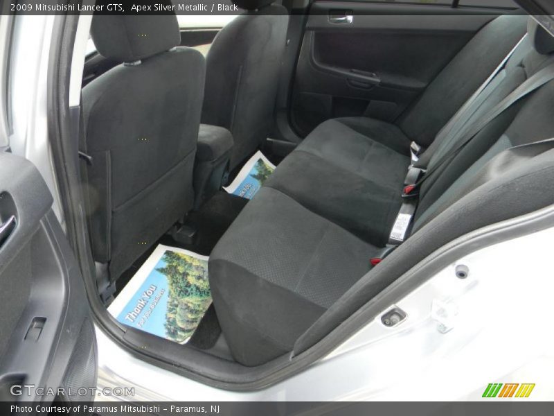 Apex Silver Metallic / Black 2009 Mitsubishi Lancer GTS