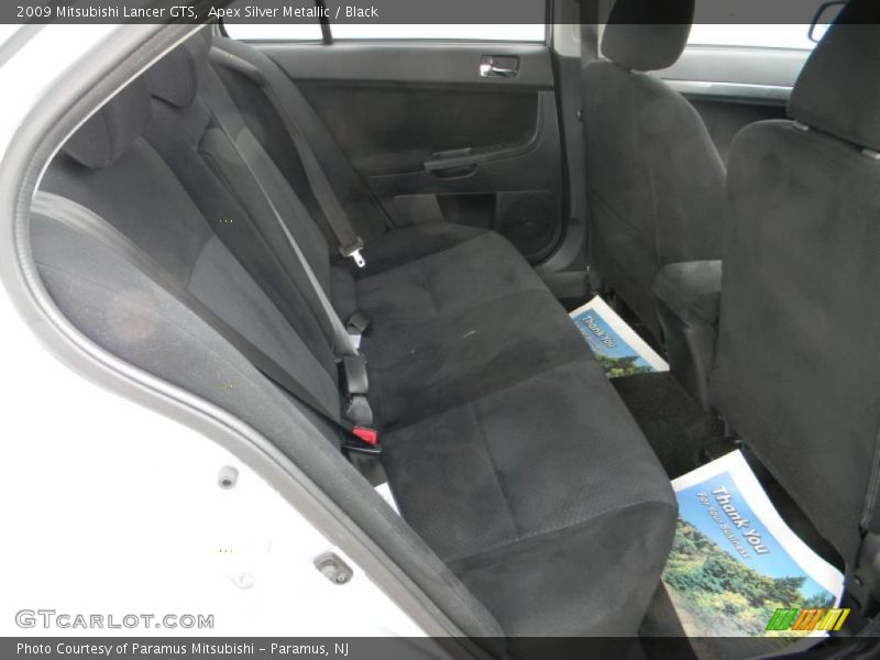 Apex Silver Metallic / Black 2009 Mitsubishi Lancer GTS
