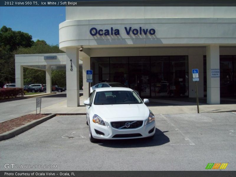 Ice White / Soft Beige 2012 Volvo S60 T5