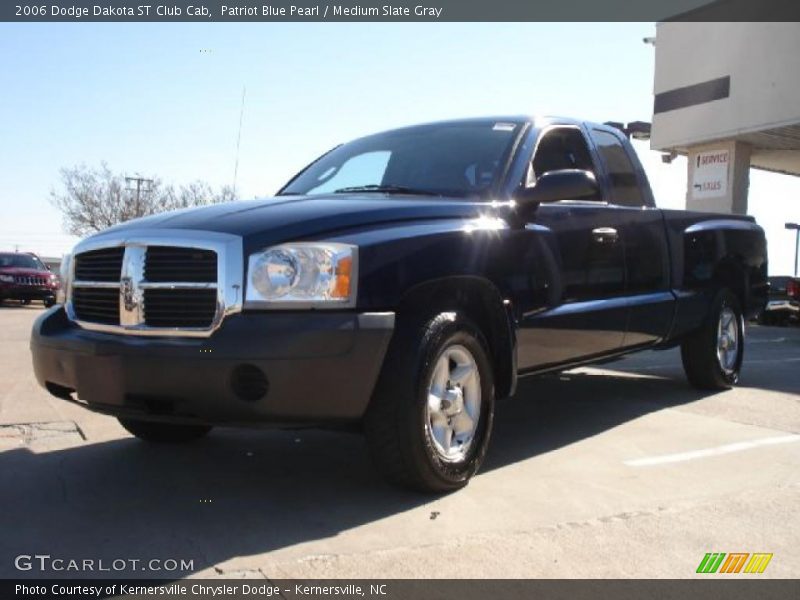 Patriot Blue Pearl / Medium Slate Gray 2006 Dodge Dakota ST Club Cab