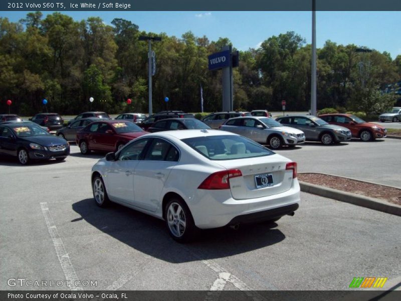 Ice White / Soft Beige 2012 Volvo S60 T5